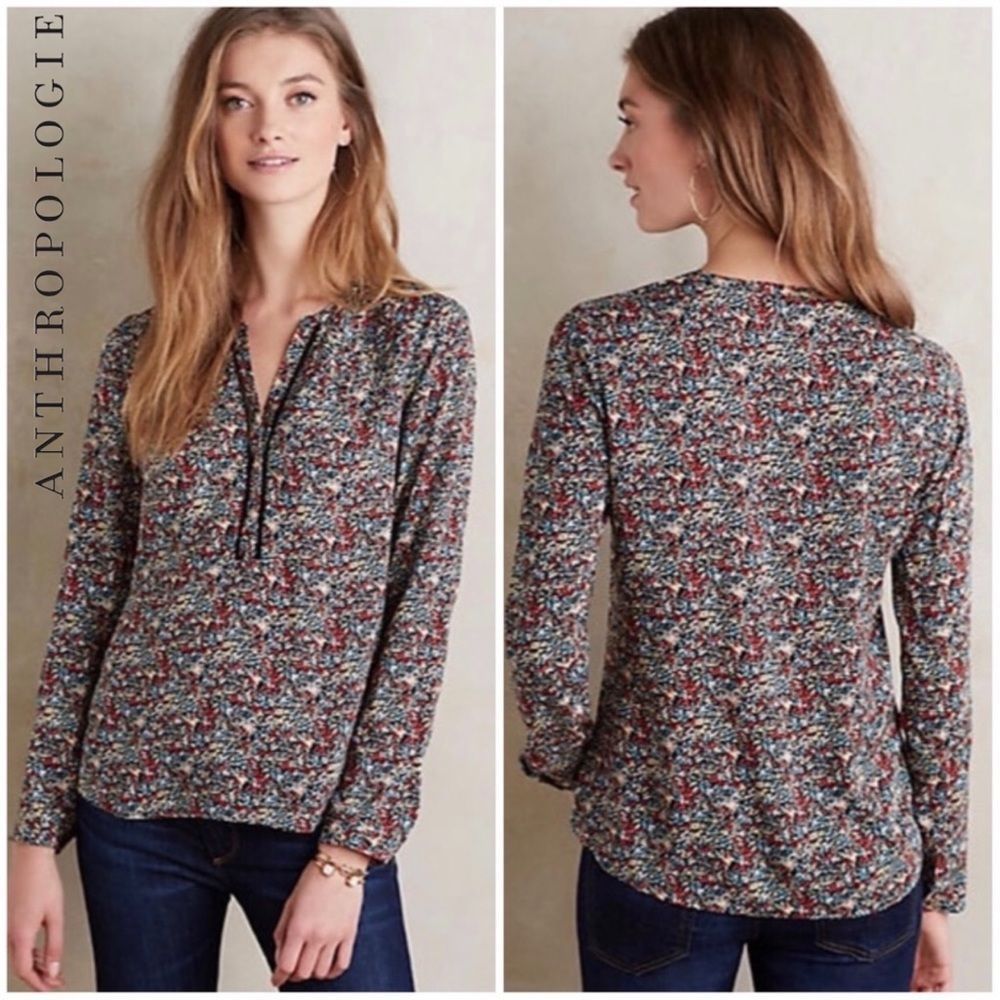 Anthropologie Meadow Rue Luana Floral